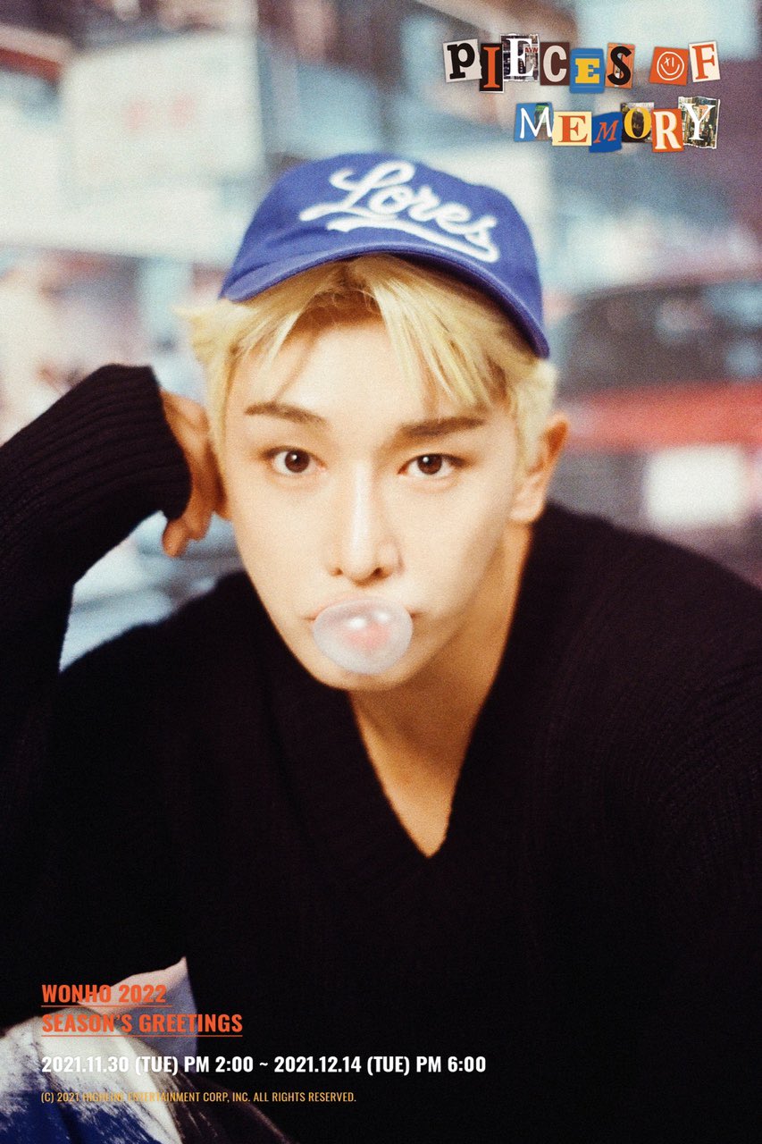 Wonho Season's Greeting 2022 preview