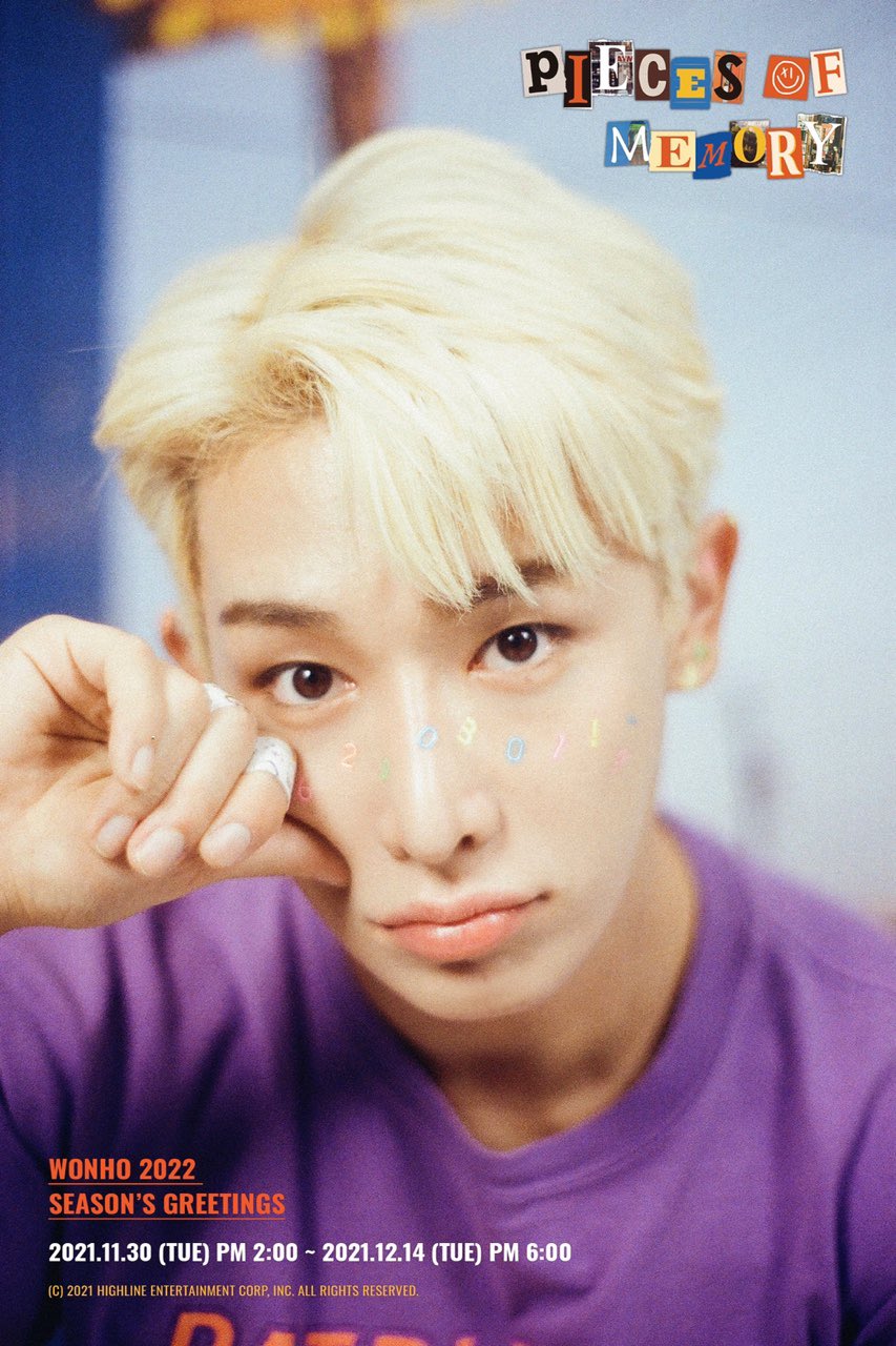 Wonho Season's Greeting 2022 preview