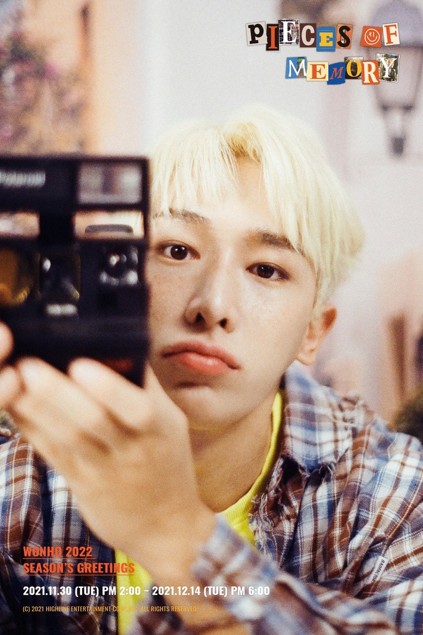 Wonho Season's Greeting 2022 preview