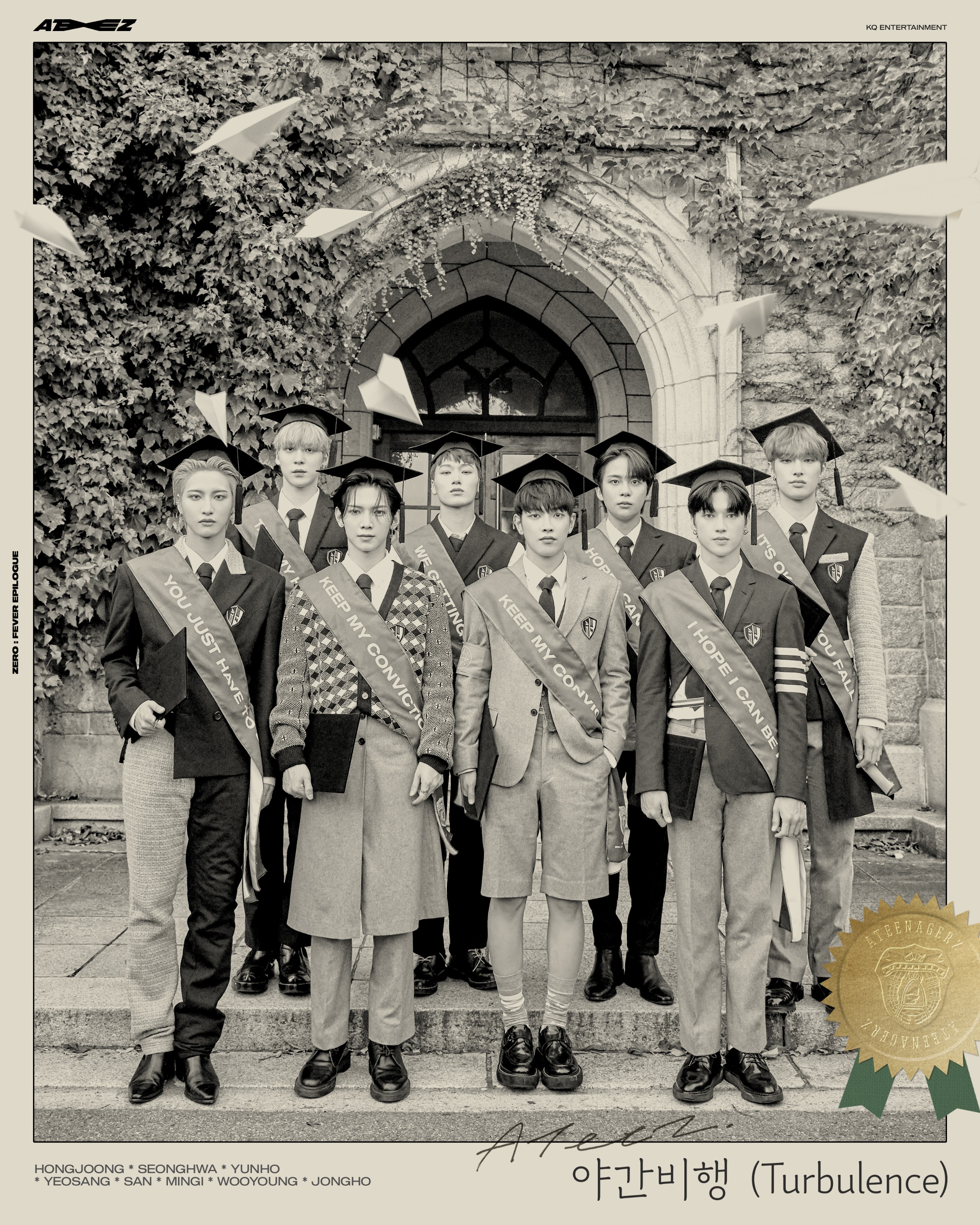 ATEEZ 'Turbulence' Title Poster (ZERO : FEVER EPILOGUE)