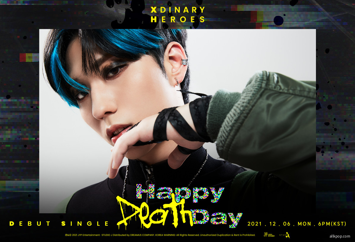 Xdinary Heroes 'Happy Death Day' concept photo