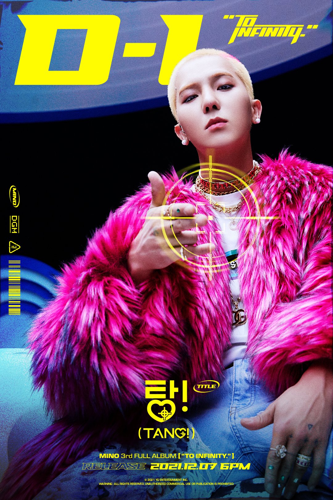 Mino 'To Infinity' D-1 poster