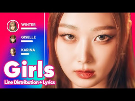 aespa - Girls (Line Distribution + Lyrics Karaoke) PATREON REQUESTED